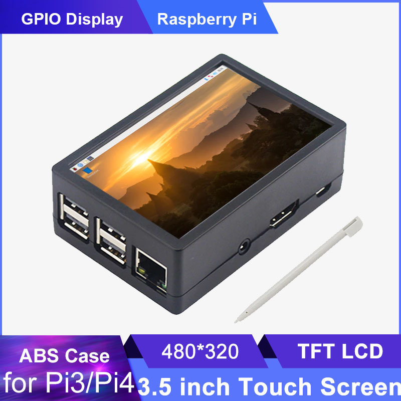 Retro Gaming Raspberry Pi 3 - 3.5 inch Raspberry Pi 3B/3B+/4B Touch
