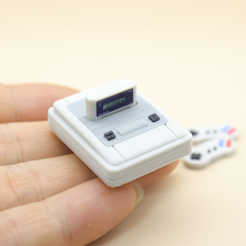 Retro Gaming Room - 1set Dollhouse Mini Retro Game Console