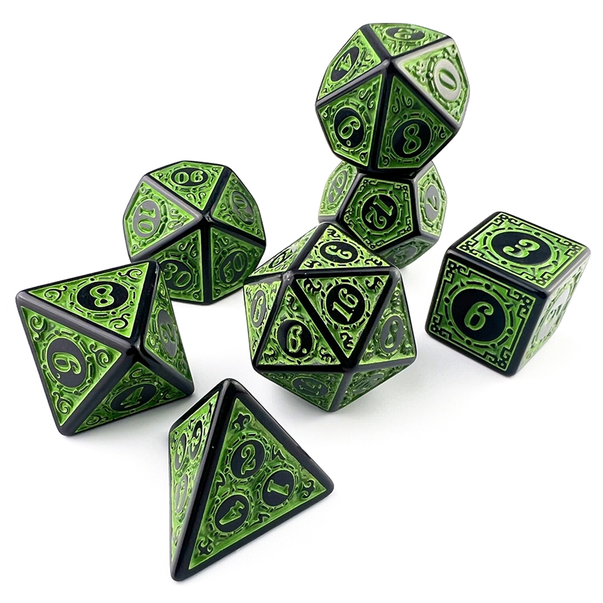 Retro Gaming Font Free - High Quality Plastic DND Dice Set