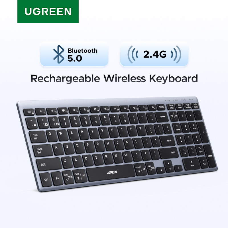 Retro Gaming Mac - UGREEN Keyboard Wireless Bluetooth 5.0&2.4G 99