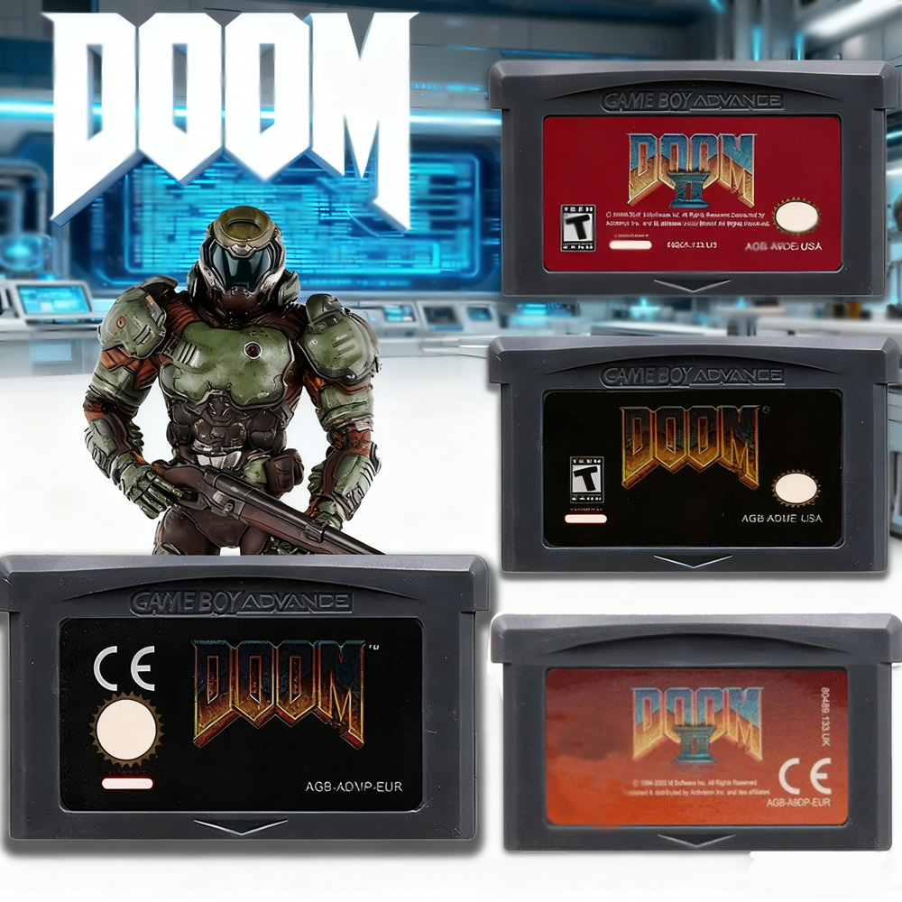 Retro Gaming Room - DOOM Series 32 Bit GBA Game