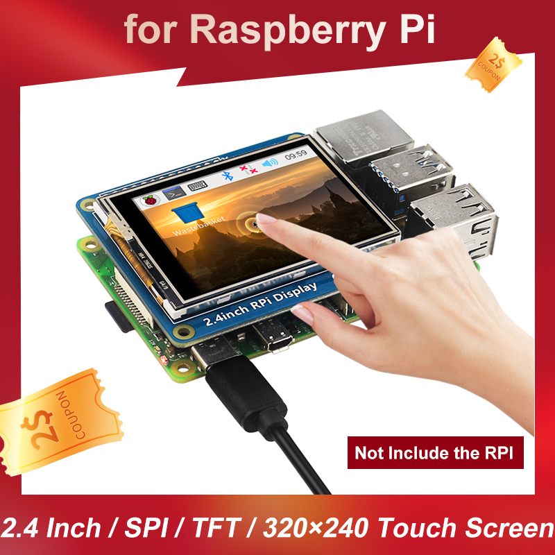 Retro Gaming Raspberry Pi 3 - 2.4 Inch Raspberry Pi Touch Screen