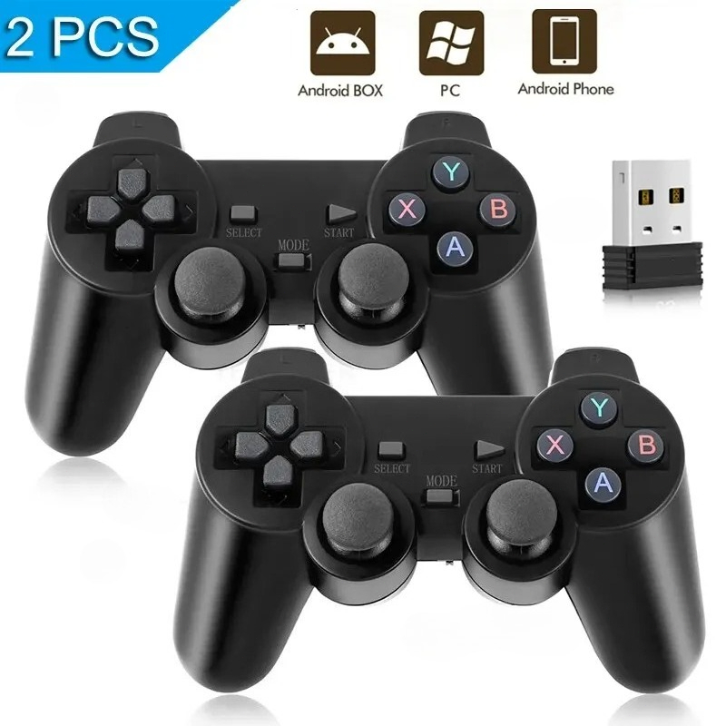 Retro Gaming Joystick - 1PC/2PCS 2.4GHz Wireless Gamepad for Game