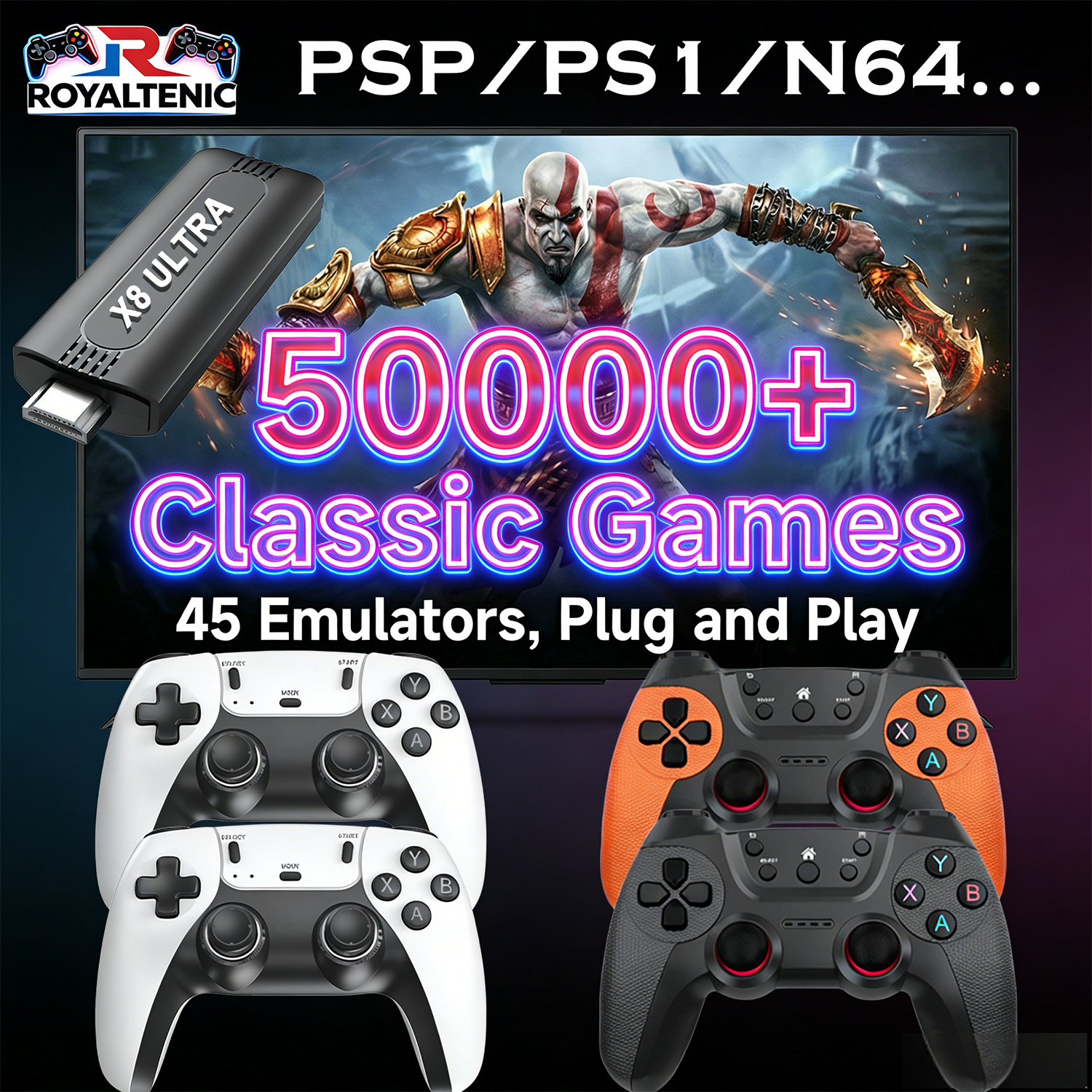 X8 Ultra 4K Game Stick 128GB R - Retro Gaming Tv Box のレビューと価格