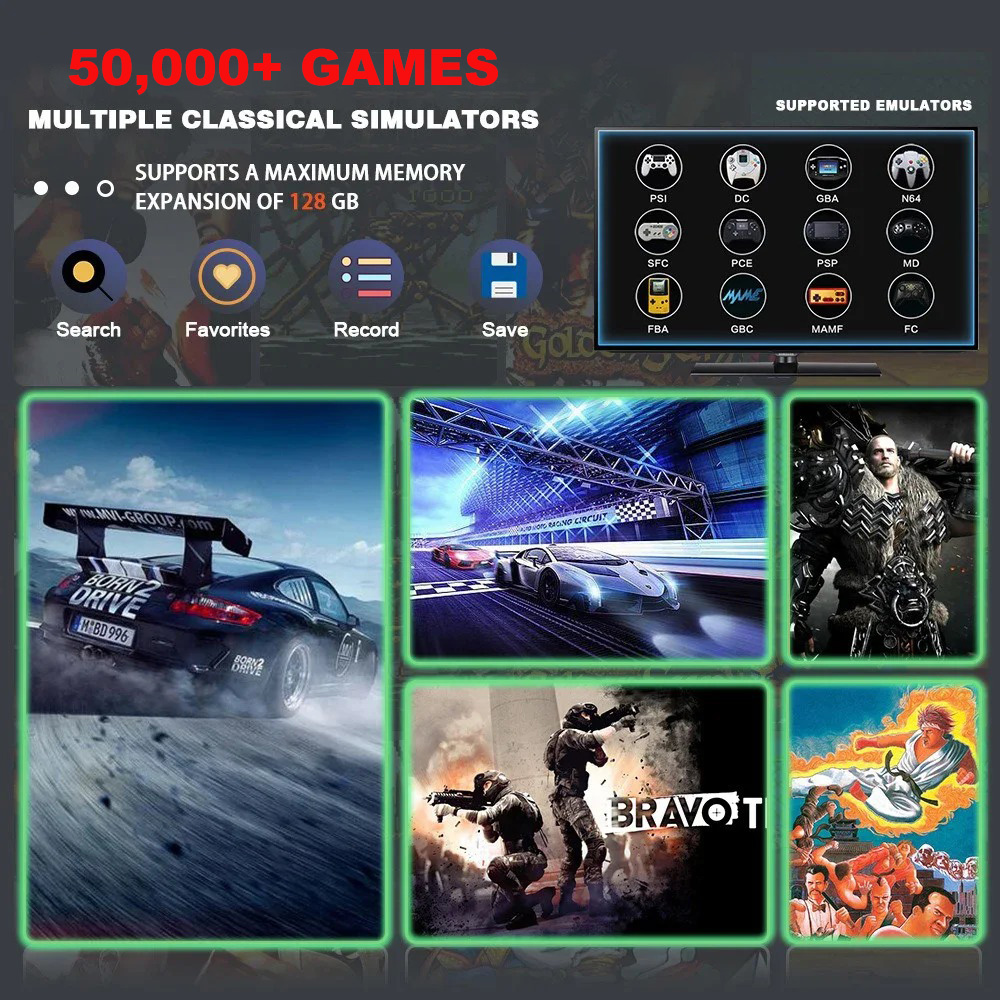 X8 Ultra 4K Game Stick 128GB R - Retro Gaming Tv Box のレビューと価格
