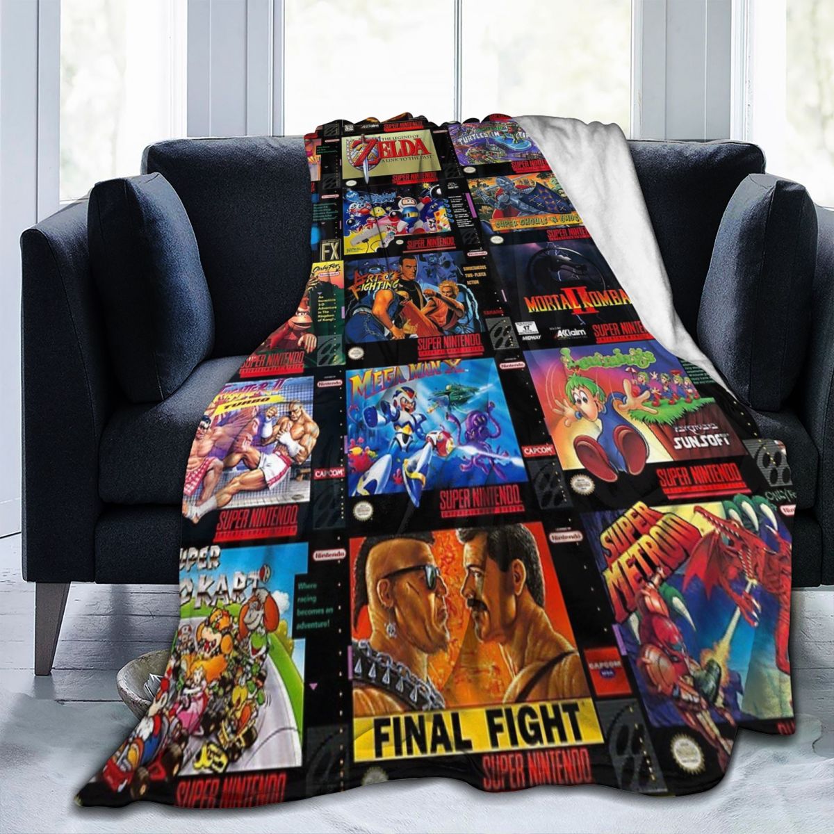 Retro Gaming Boxes Blankets Fl - Retro Gaming Portable のレビューと価格