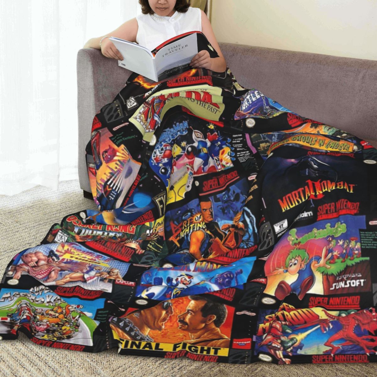 Retro Gaming Boxes Blankets Fl - Retro Gaming Portable のレビューと価格