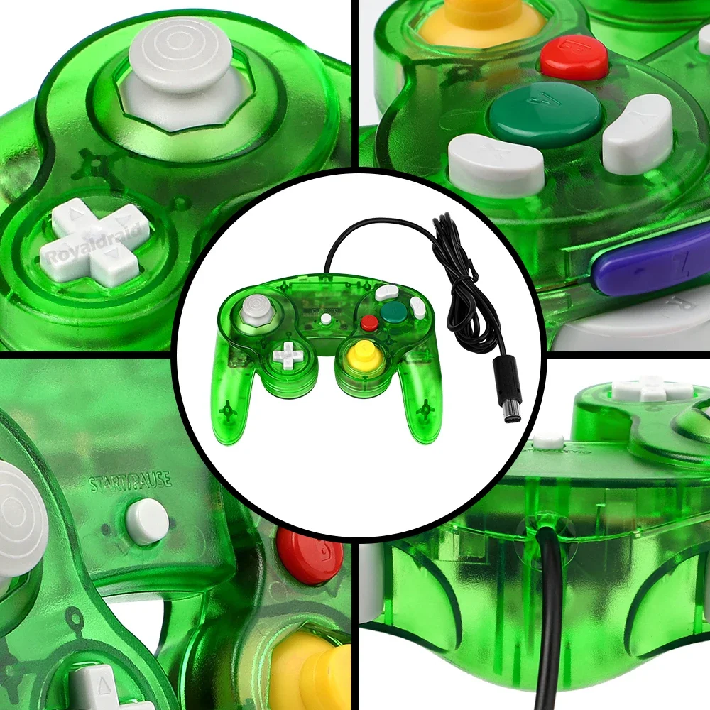 8 Colors Transparent For NGC W - Retro Gaming Joystick のレビューと価格