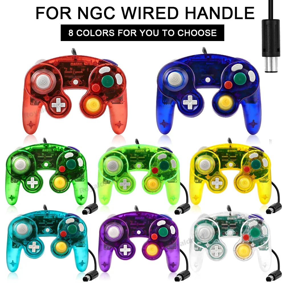 8 Colors Transparent For NGC W - Retro Gaming Joystick のレビューと価格