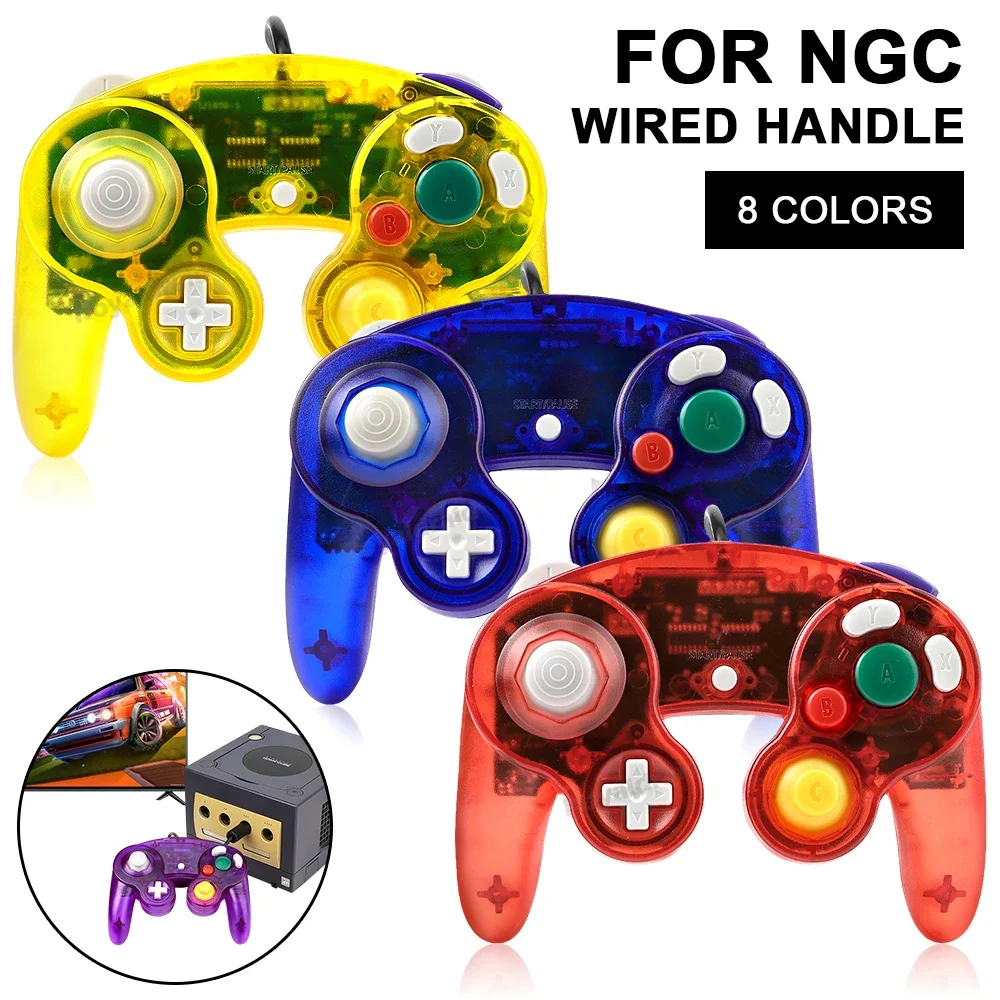 8 Colors Transparent For NGC W - Retro Gaming Joystick のレビューと価格