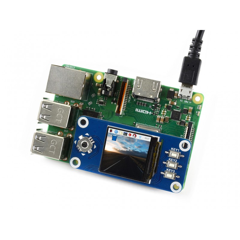1.3 Inch SPI LCD display HAT f - Retro Gaming Raspberry Pi 3 のレビューと価格