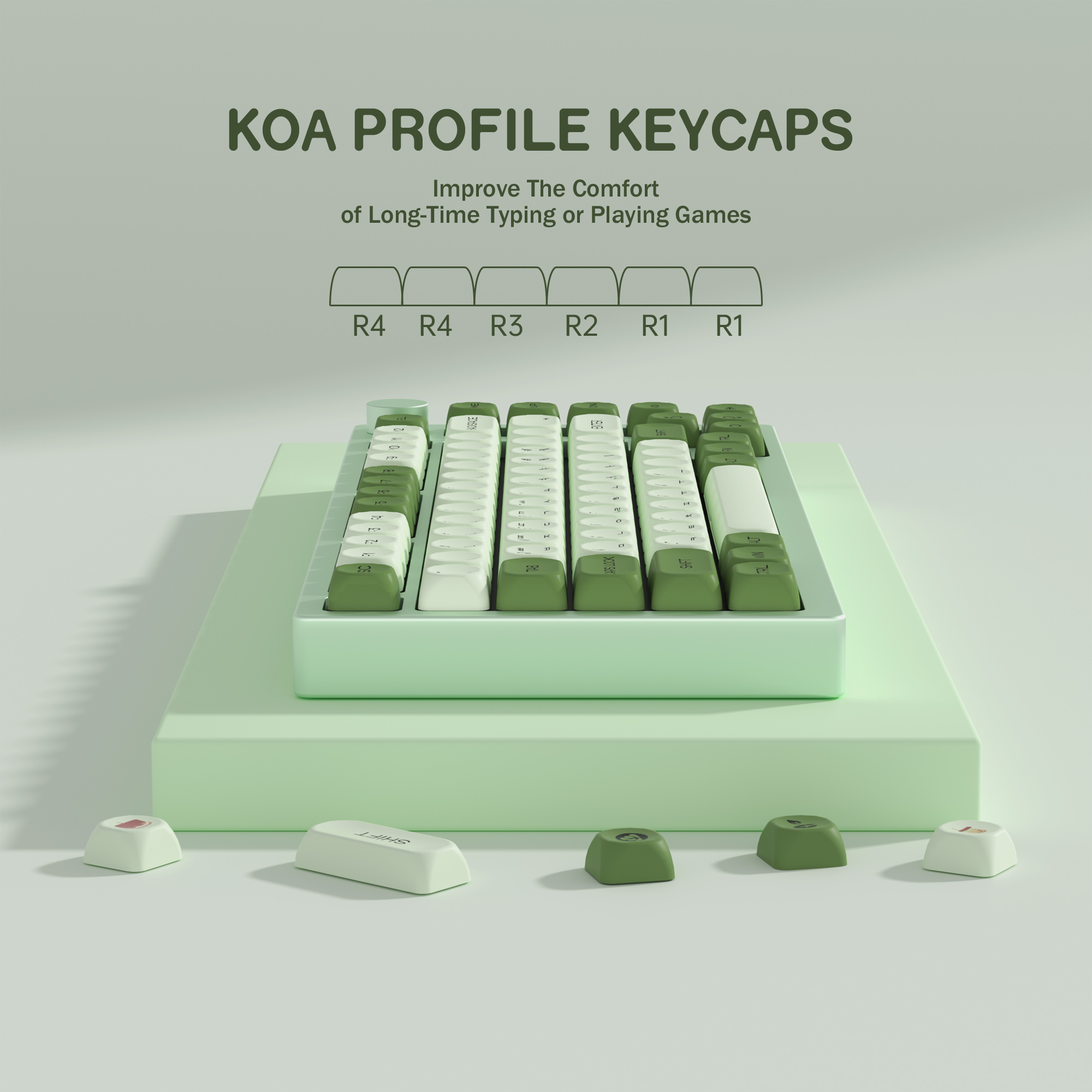 KBDiy Matcha Korean Keycap Gre - Retro Gaming Mac のレビューと価格