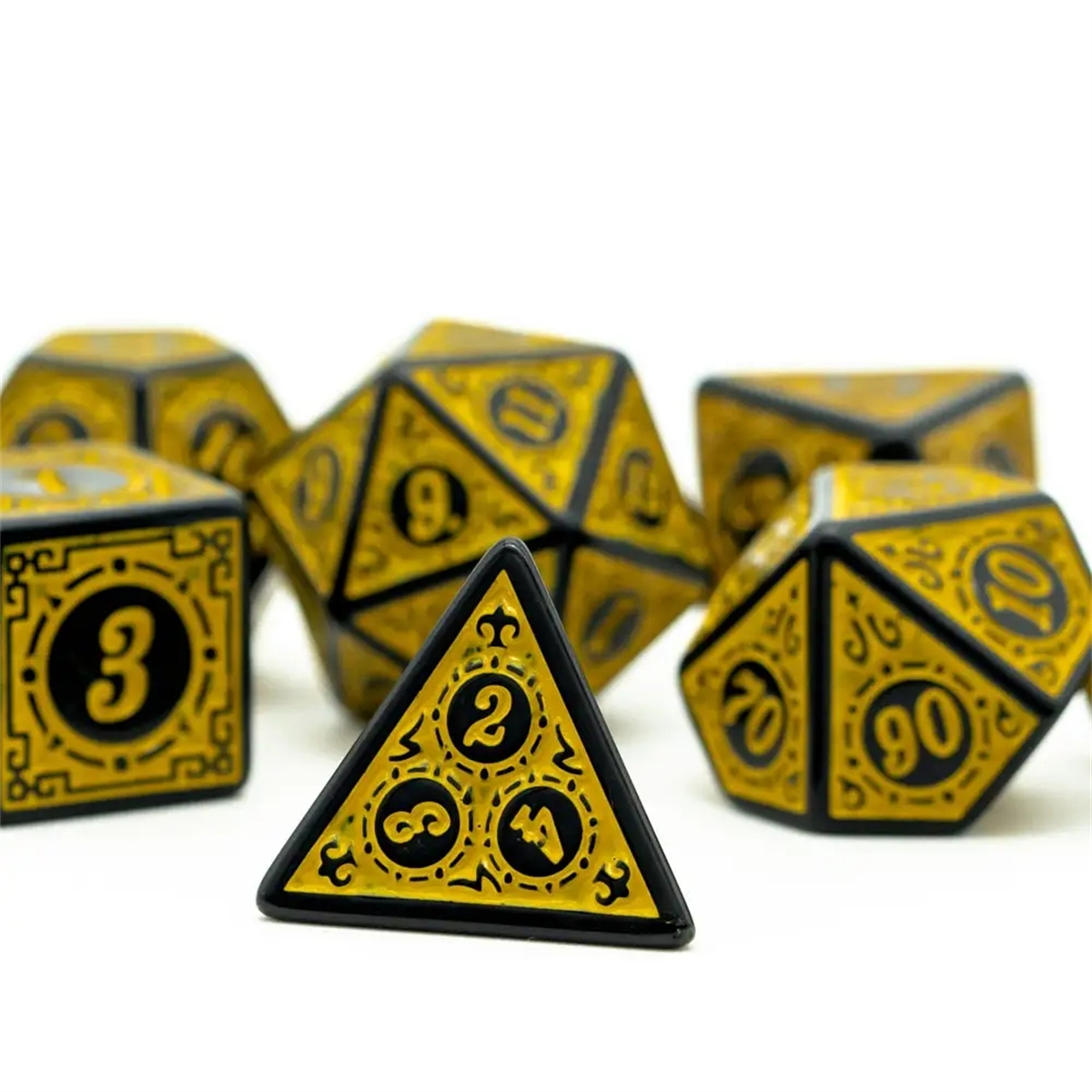High Quality Plastic DND Dice  - Retro Gaming Font Free のレビューと価格