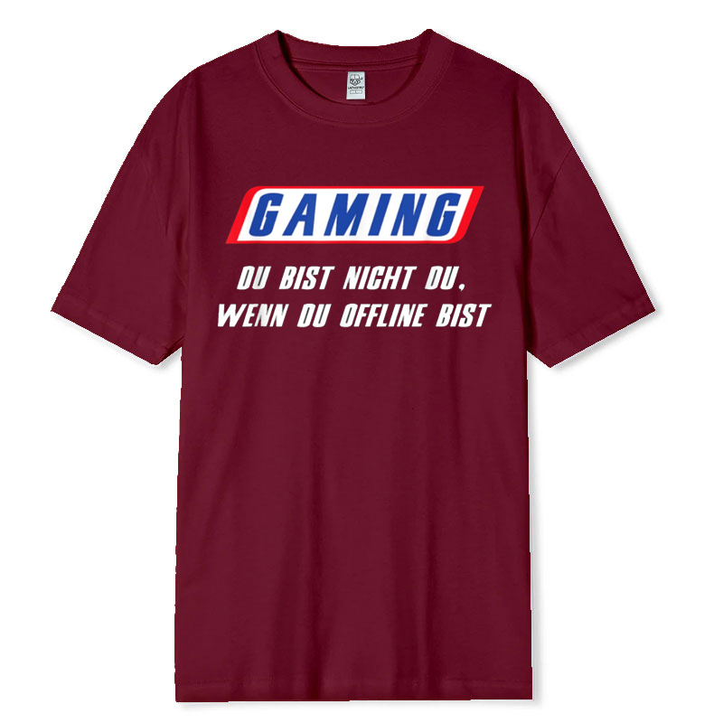 Funny German T Shirt Gaming Du - Retro Gaming Gift Ideas のレビューと価格