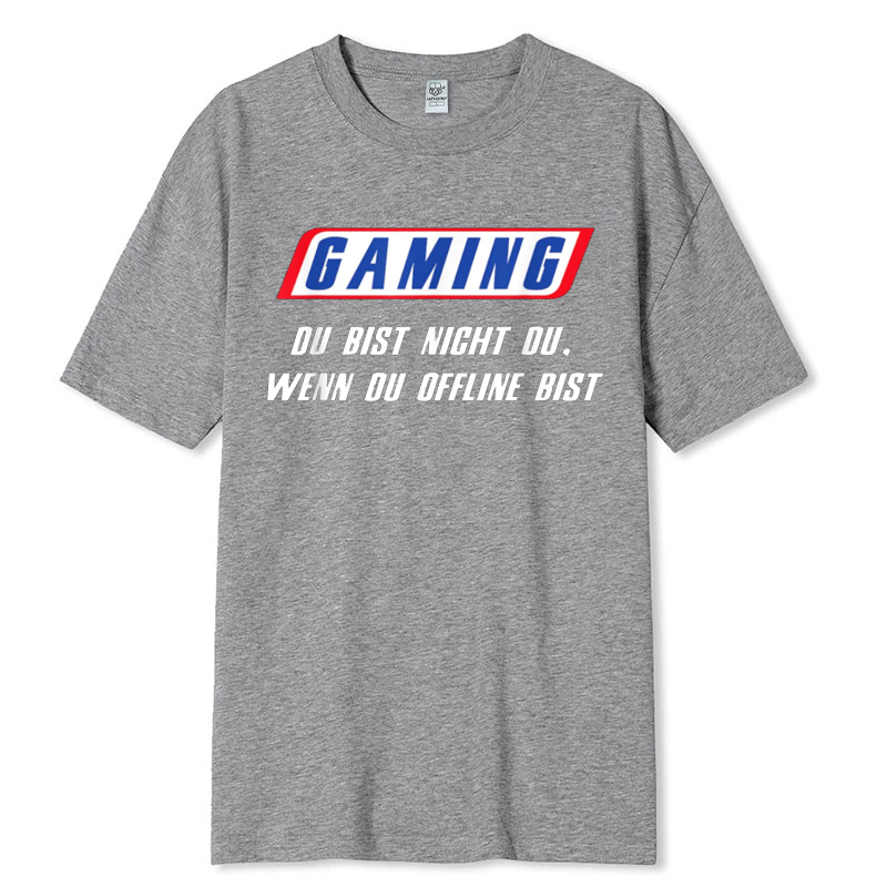 Funny German T Shirt Gaming Du - Retro Gaming Gift Ideas のレビューと価格