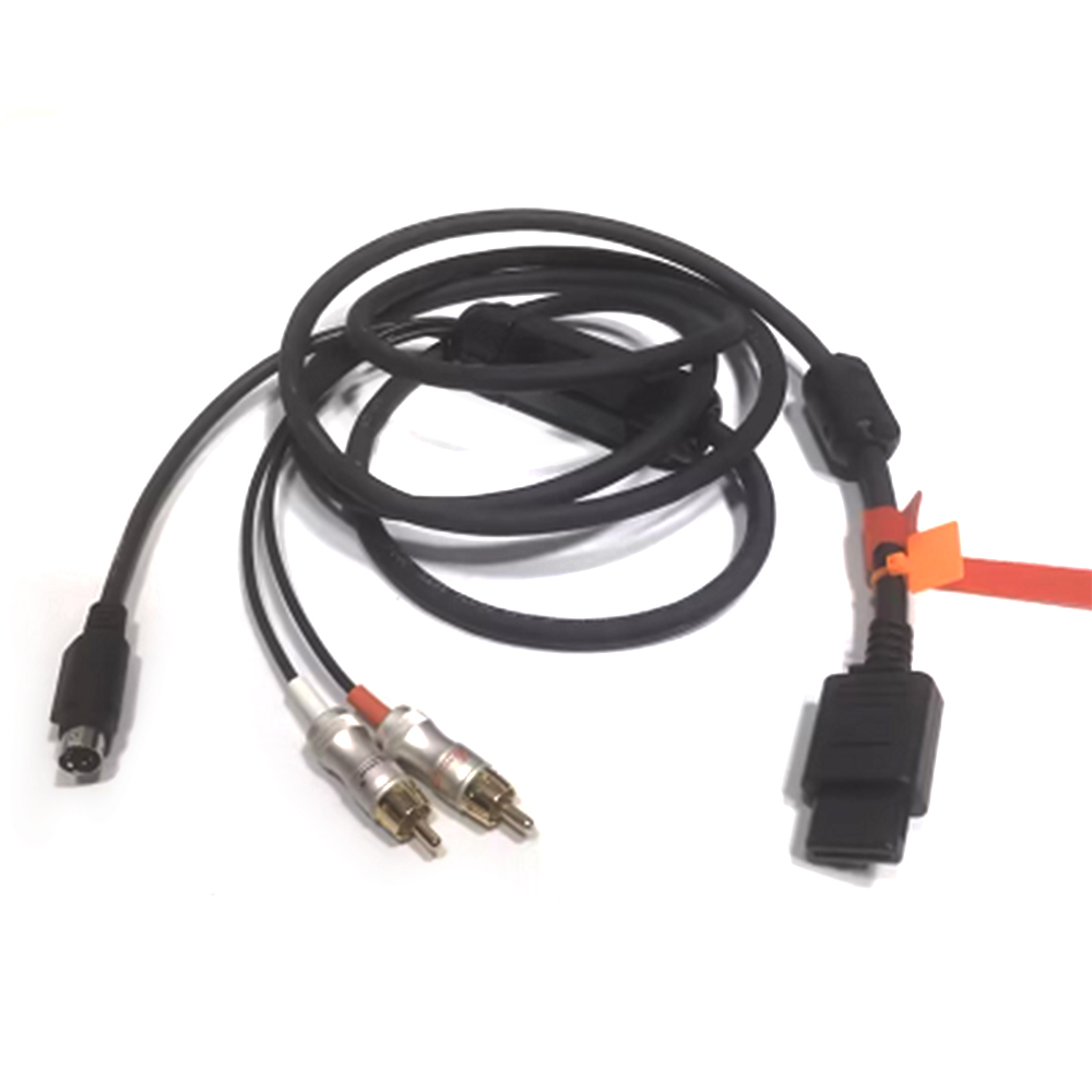 SFC N64 NGC S-Video Cable Shie - Retro Gaming Room のレビューと価格