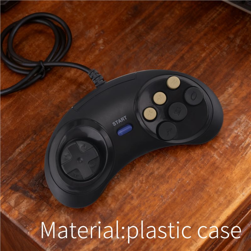 Classic Retro 6 Buttons Wired  - Retro Gaming Mac のレビューと価格