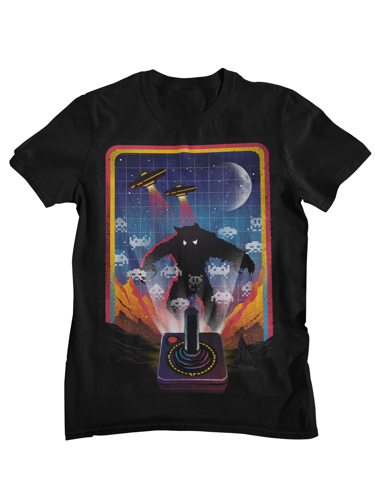 Retro Space Invaders Monster J - Retro Gaming Joystick のレビューと価格