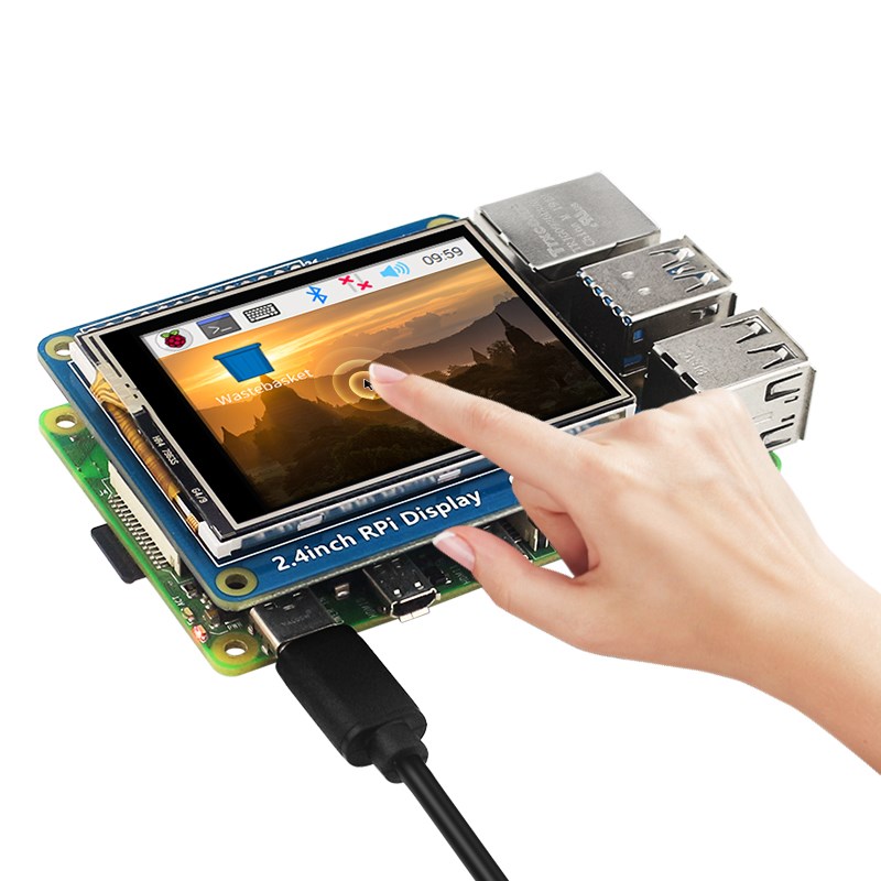 2.4 Inch Touch Screen for Rasp - Retro Gaming Raspberry Pi 3 のレビューと価格