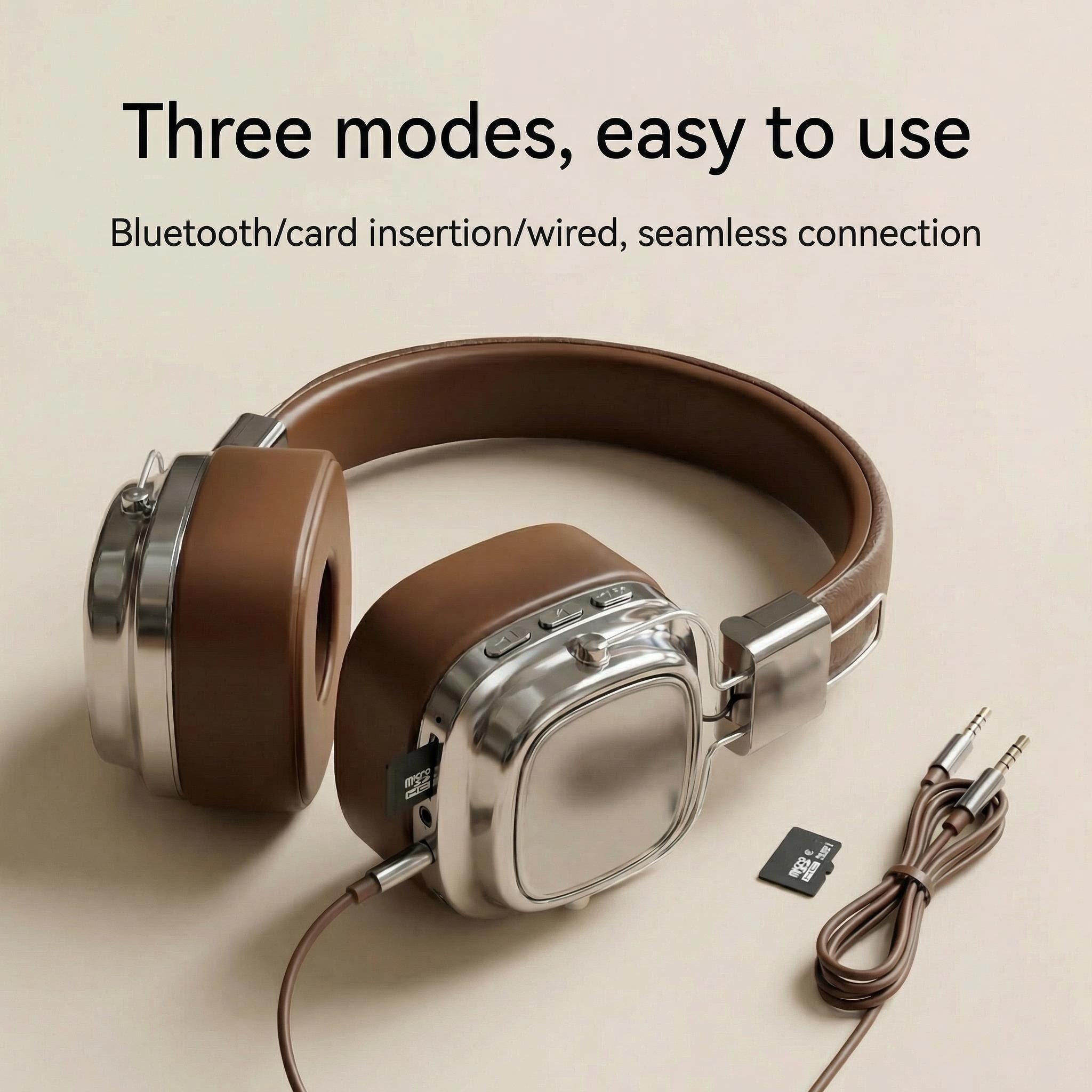 Retro Leather Over-ear Headpho - Retro Gaming Phone のレビューと価格