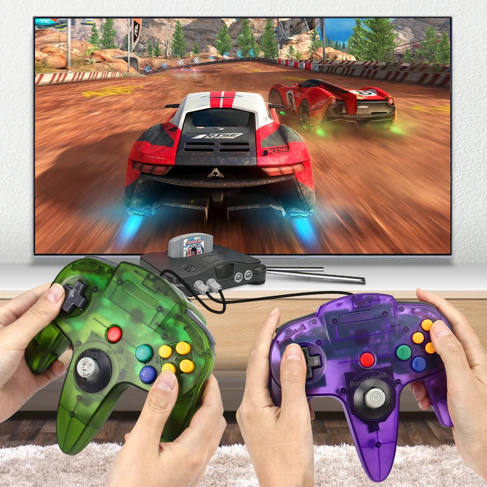 8 Colors Wired Gamepad For N64 - Retro Gaming Joystick のレビューと価格