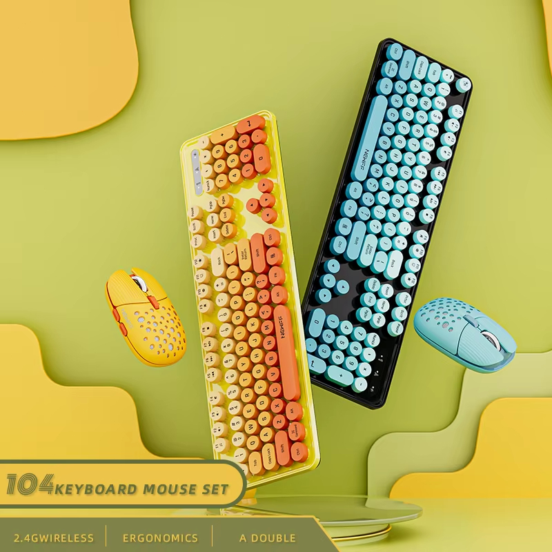 104 Keys 2.4G Wireless Gaming  - Retro Gaming Kc のレビューと価格
