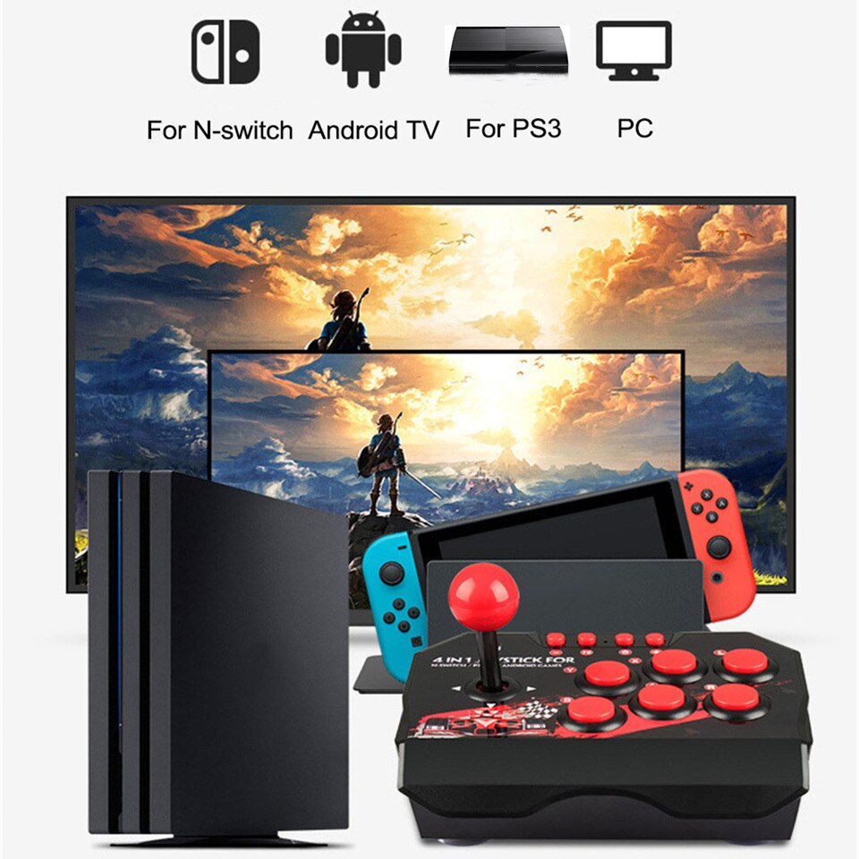 GAMINJA NS002 4 In 1 Retro Arc - Retro Gaming Joystick のレビューと価格