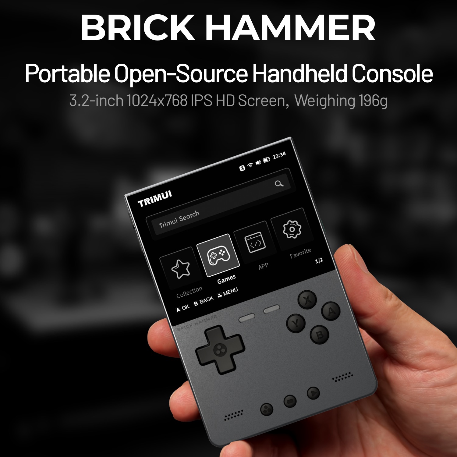 TRIMUI BRICK HAMMER Retro Hand - Retro Gaming Phone のレビューと価格