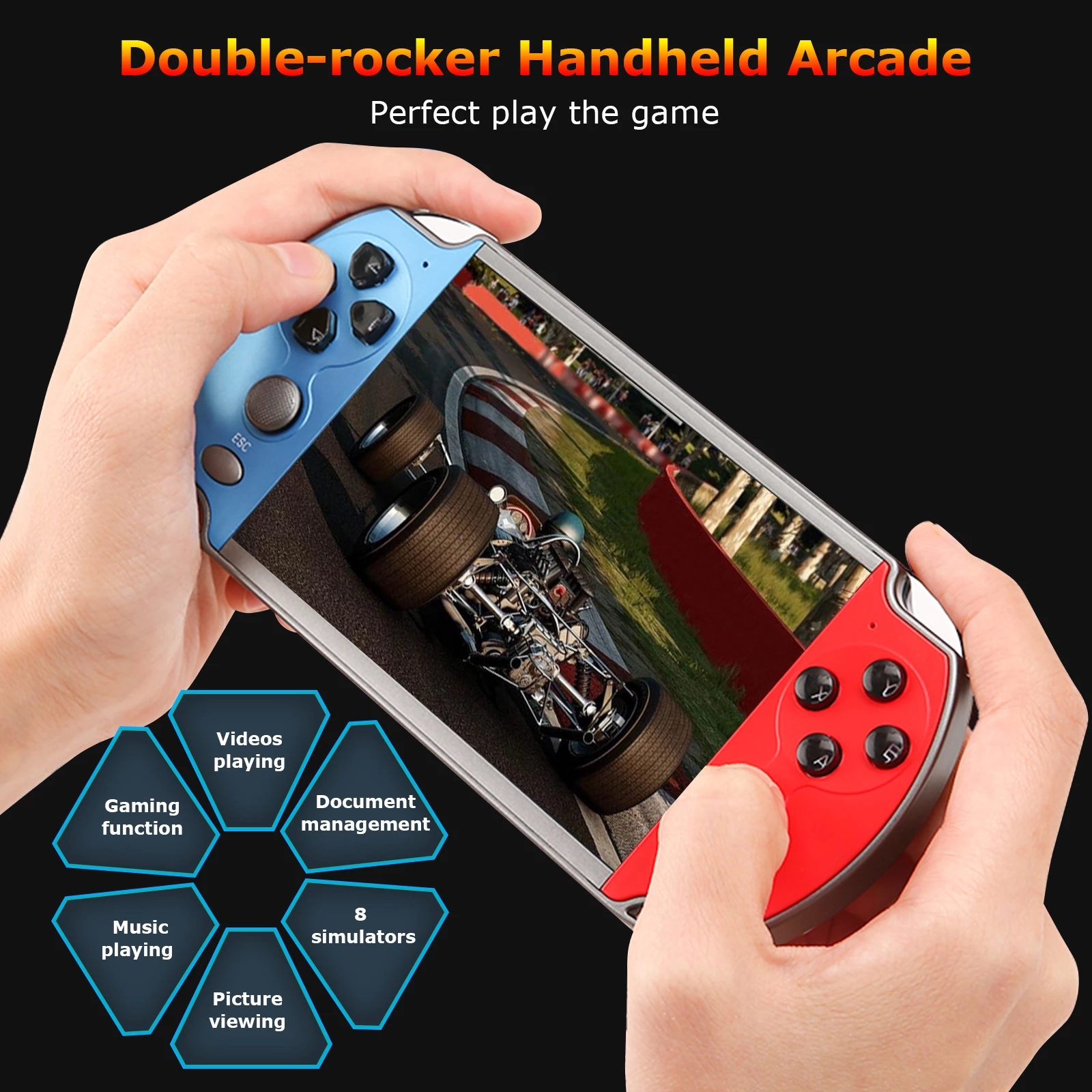 Hand Game Console Arcade Playe - Retro Gaming Tv Box のレビューと価格