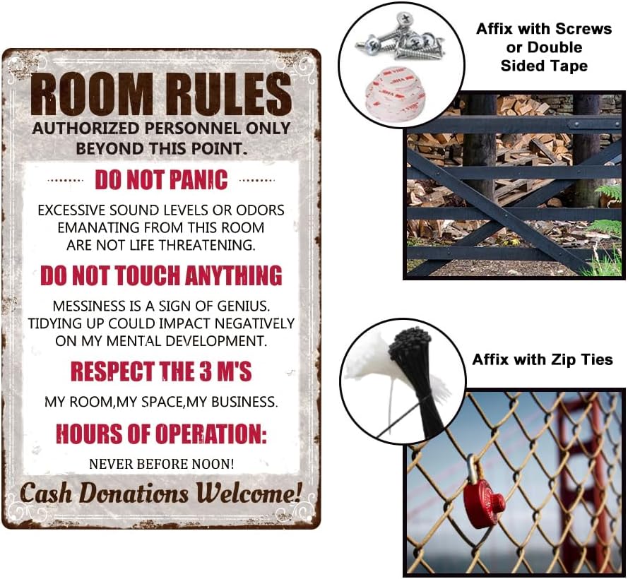 Vintage Decor Metal Tin Sign 1 - Retro Gaming Room のレビューと価格