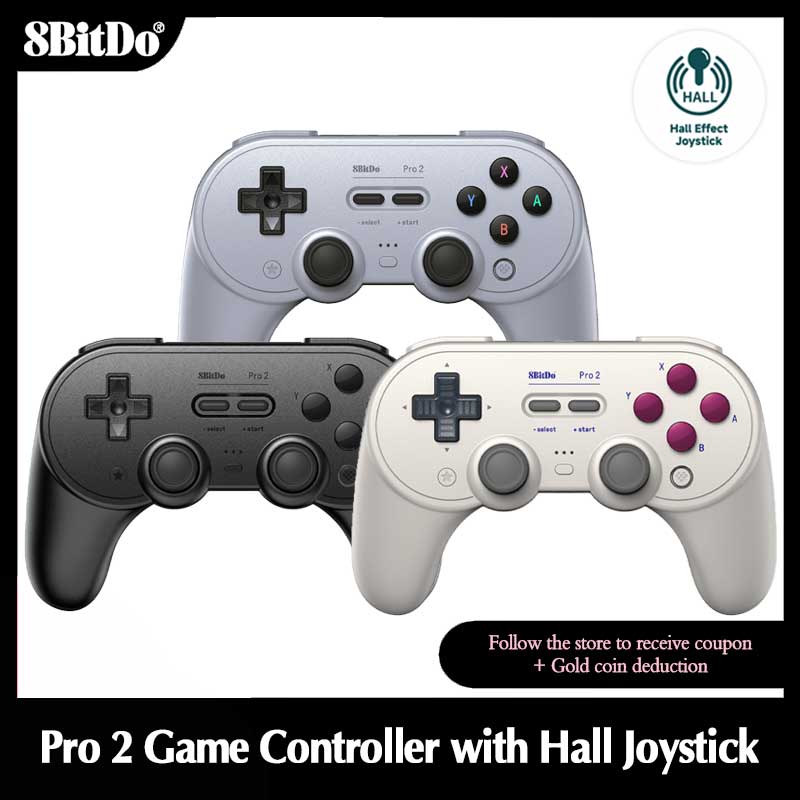 8Bitdo Pro2 Bluetooth Game Con - Retro Gaming Joystick のレビューと価格
