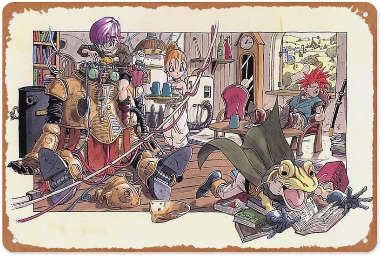 Retro Game Metal Sign - Chrono - Retro Gaming Room のレビューと価格