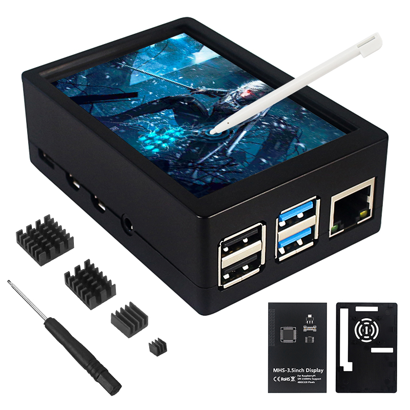 3.5 Inch Raspberry Pi Display  - Retro Gaming Raspberry Pi 3 のレビューと価格
