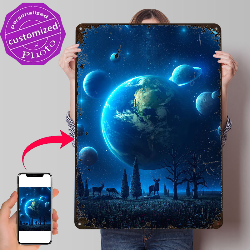 Blue Universe Lightly 3D Poste - Retro Gaming Universe のレビューと価格