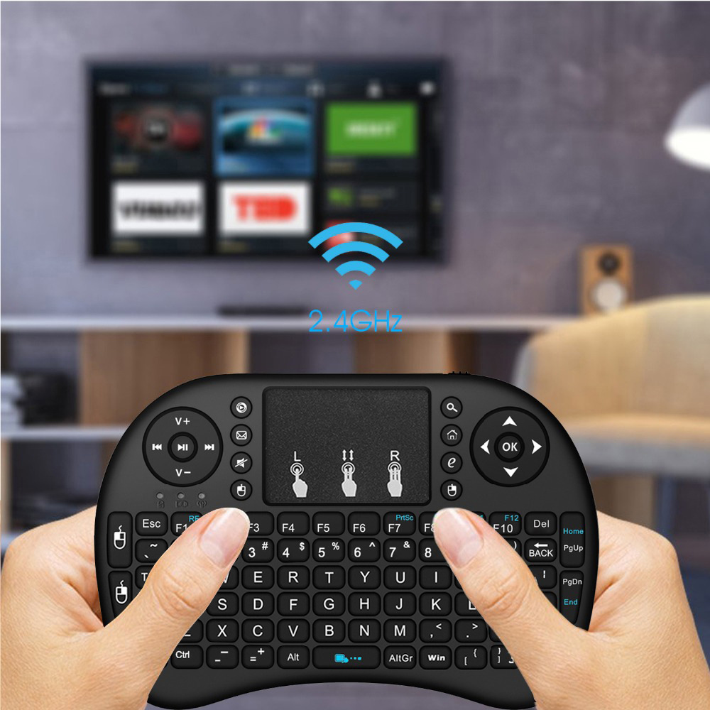 Backlit Mini Wireless Keyboard - Retro Gaming Tv Box のレビューと価格