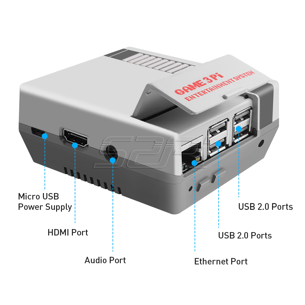 52Pi Game 3Pi Case Kit ABS Fun - Retro Gaming Raspberry Pi 3 のレビューと価格