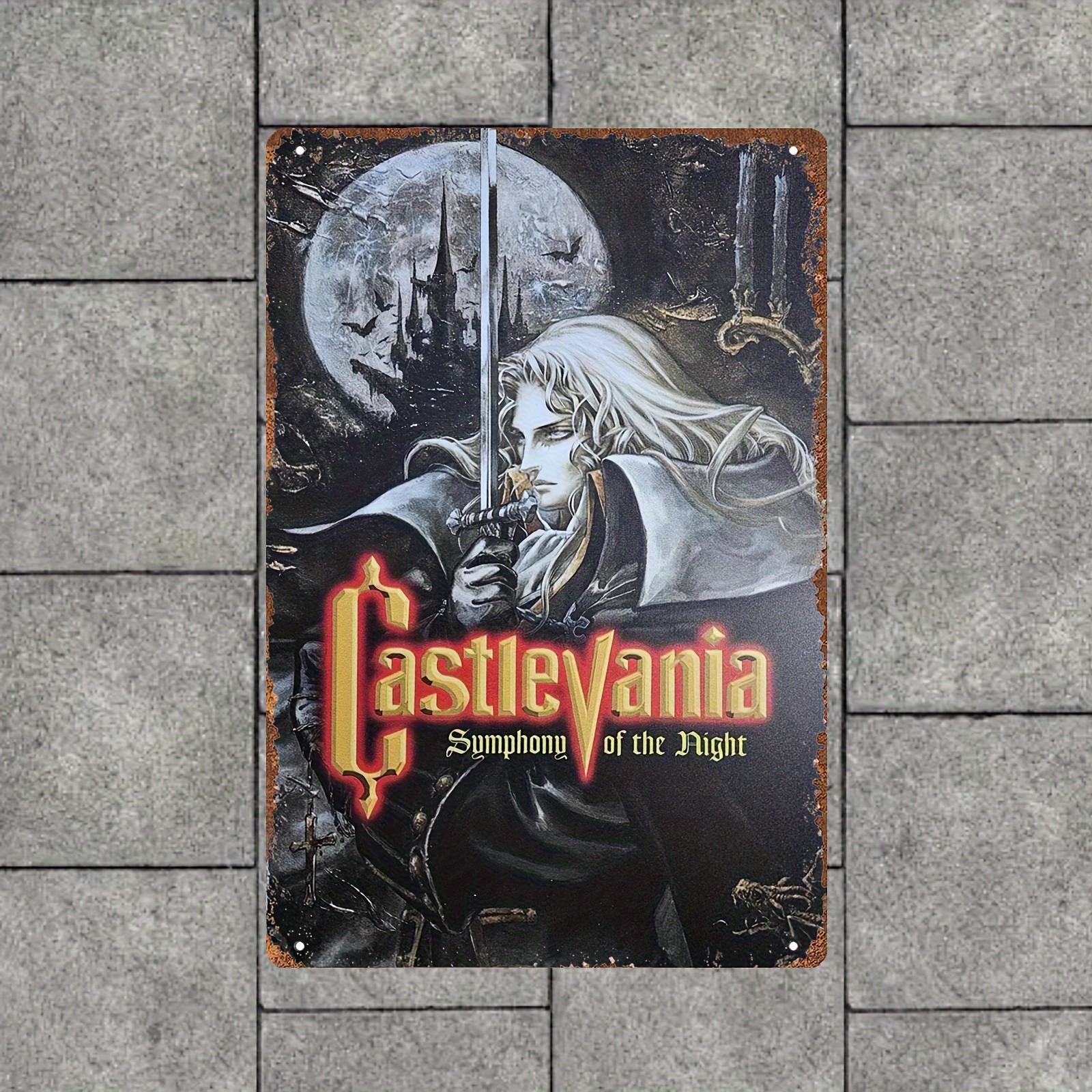 Retro Castlevania Tin Sign - G - Retro Gaming Cafe のレビューと価格
