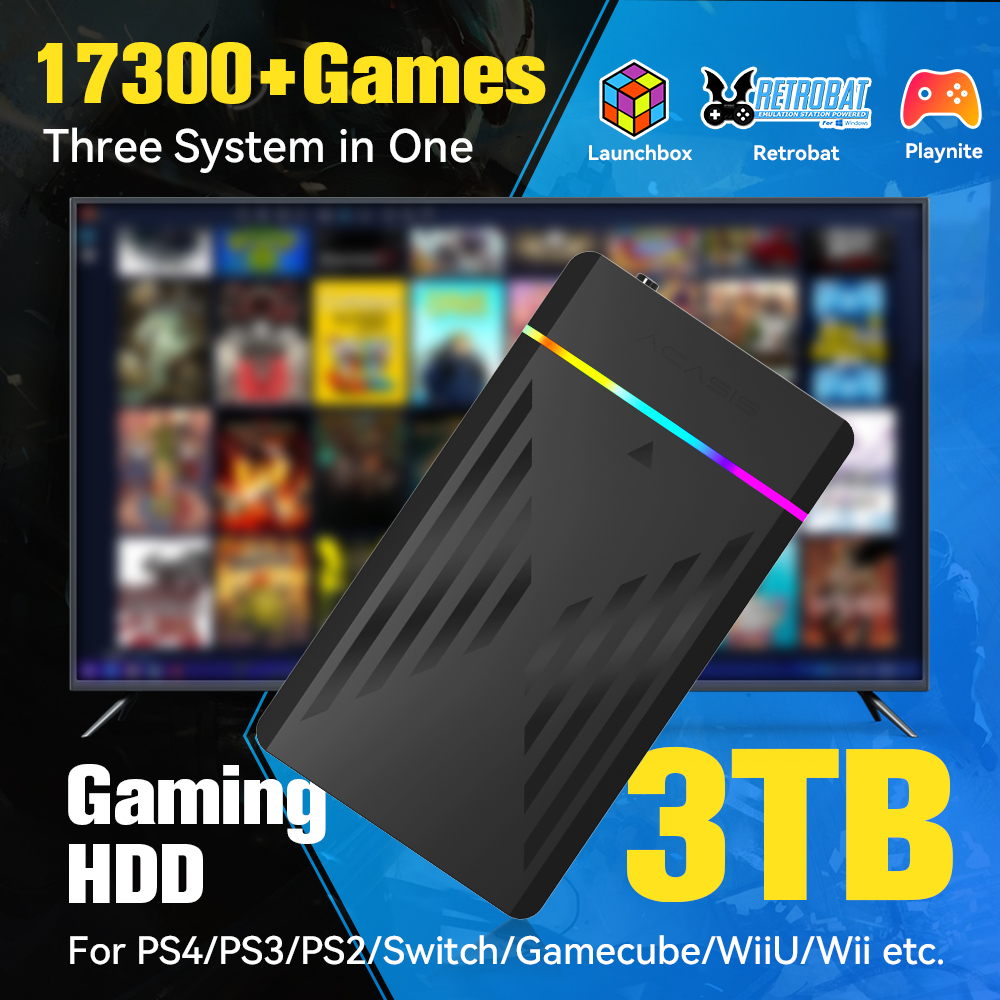 3TB Portable Gaming HDD Launch - Retro Gaming Device Handheld のレビューと価格