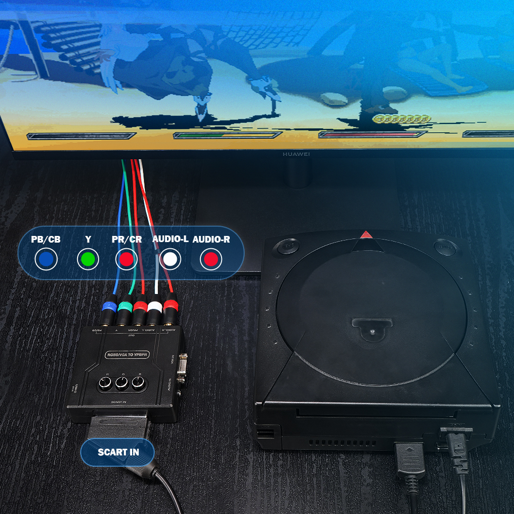 RGBS VGA to YPBPR Component Co - Retro Gaming Room のレビューと価格
